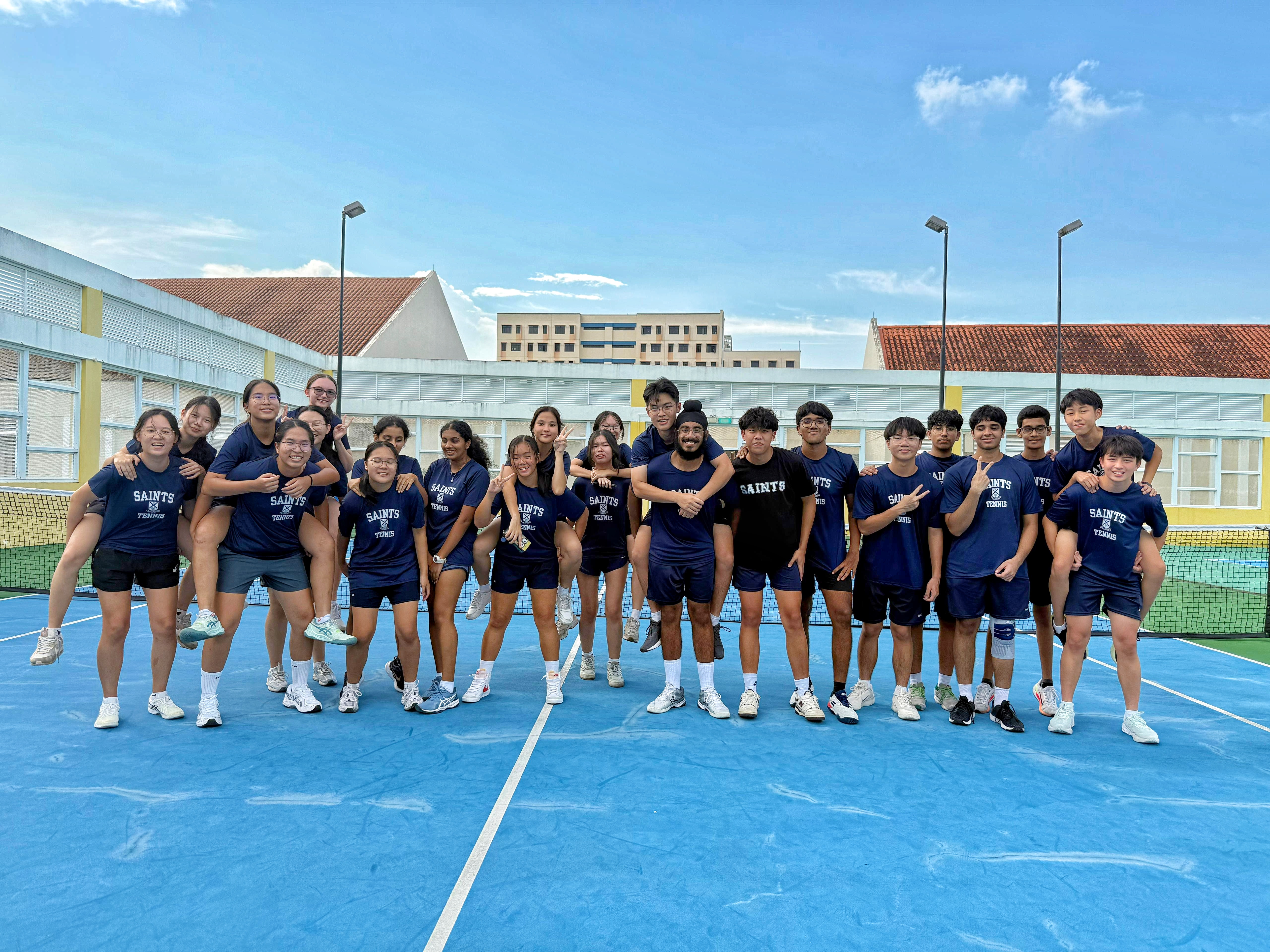 SAJC Tennis Team 2025